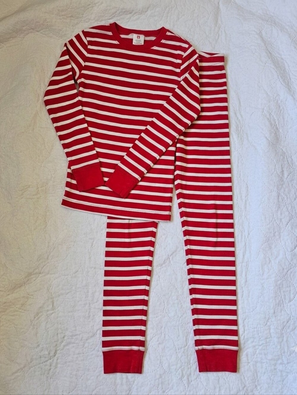Kids Pajama Set Cozy Long Sleeve Top and Pants 100 % Cotton NWT
